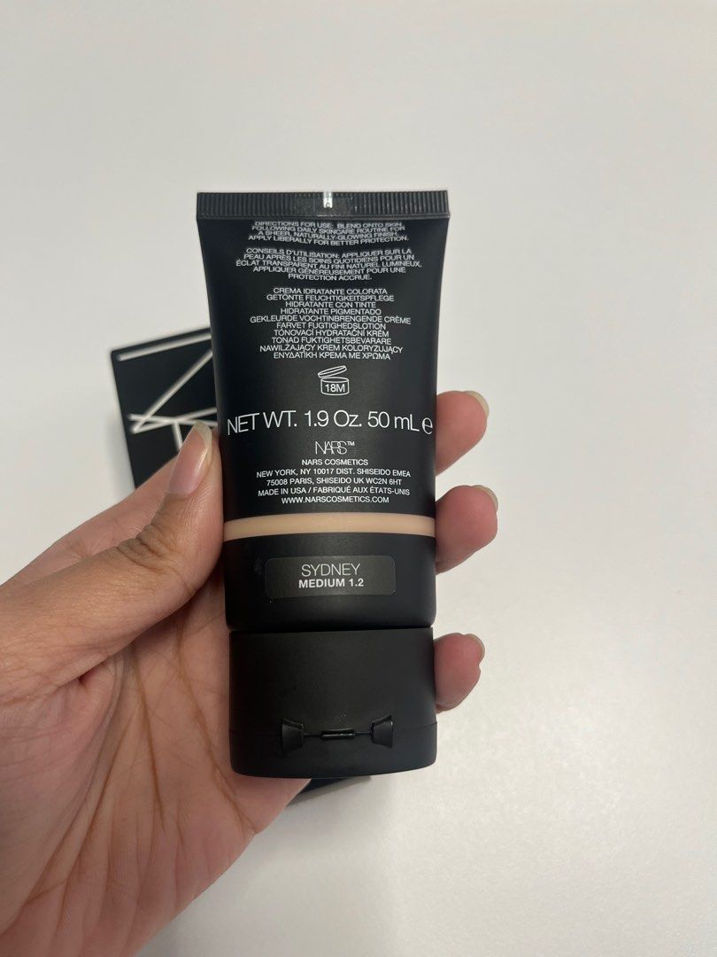 NARS Pure Radiant Tinted Moisturizer (Medium 1.2 Sydney) (Category: Makeup) located in Mandaluyong City. Submitted by ynacurl (Listing ID 1378099589, Image 3). Description: NARS Pure Radiant Tinted Moisturizer (Sydney Medium 1.2) Bought this in NARS Rockwell but unfortunately wanted a shade lighter pa haha. Expiration is not until 2027. Price is slightly negotiable :) .