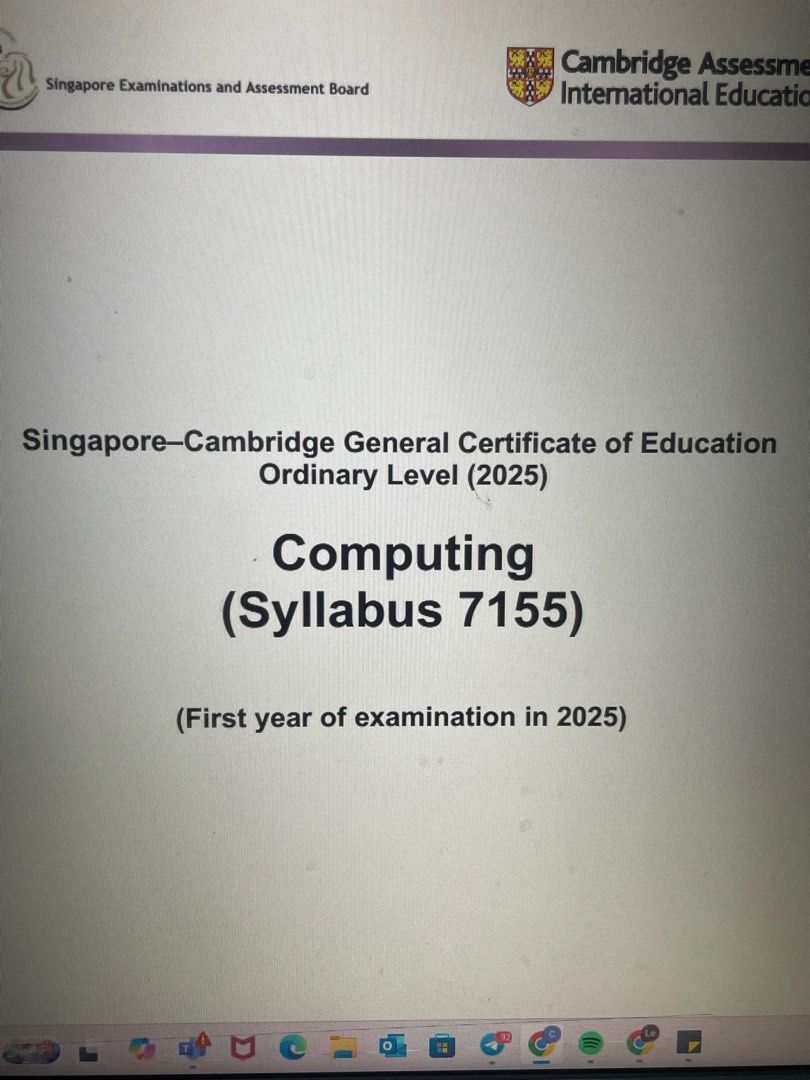 O Level Computing Tuition (Category: Everything Else) located in Singapore. Submitted by lays_shop (Listing ID 1378086818, Image 1). Description: O Level Computing Tuition I have graduated as a Data Science student in SMU. I was a teaching assistant for Computing modules in Uni Hence, I have been able to teach/guide university students, secondary and primary school students for the past 3 years. I have and am teaching some Computing students curr