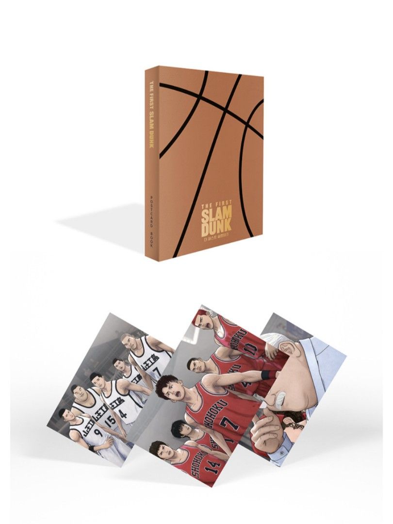 Official The First Slam Dunk Postcard Book (Category: Comics & Manga) located in Cainta. Submitted by shopchelonline (Listing ID 1378069629, Image 1). Description: Official The First Slam Dunk Postcard Book 🛒1,800.00 each(all in) + LSF DP: 50% PAYO RB: 15 days after DP; NETA 💎Pre-order - NO RUSH SHIPPING 💎Korea Pasabuy - NORMAL ETA ✅️Papago Translate 💎Colors may vary due to lighting. 💎Availability and price may vary 💎The outer case/box is s