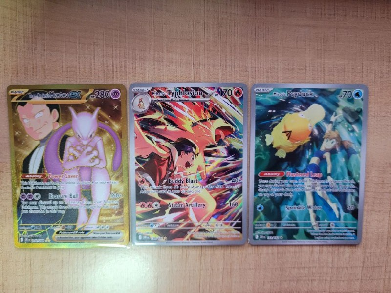 Pokemon Destined Rivals Hit/Hits Team Rocket's Mewtwo ex #240 / Ethan's ...