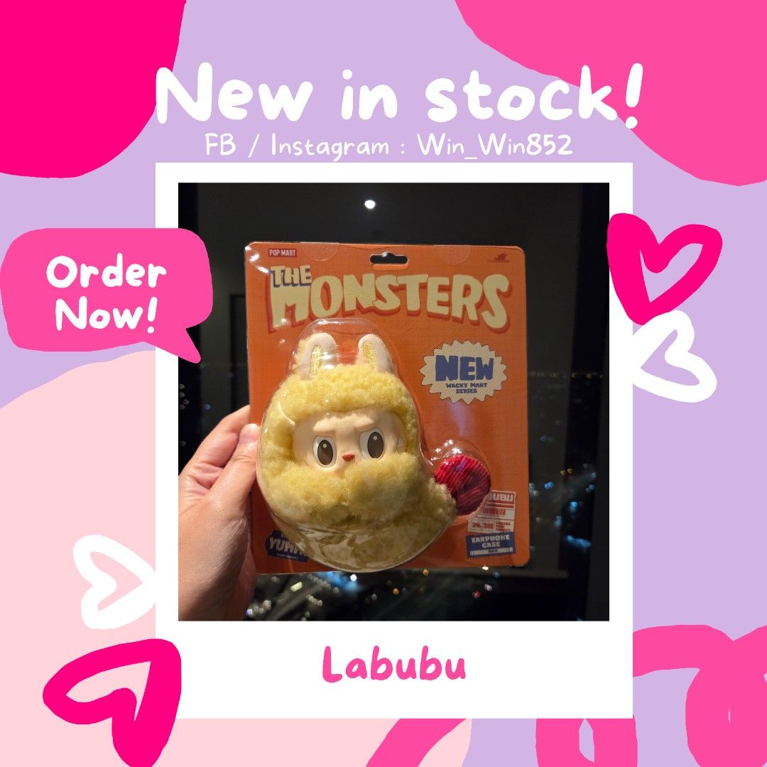 ぬいぐるみ POP MART Wacky Mart Series-Earphone x 2 Pop Mart Labubu The Monsters Wacky Mart Series Earphone Case