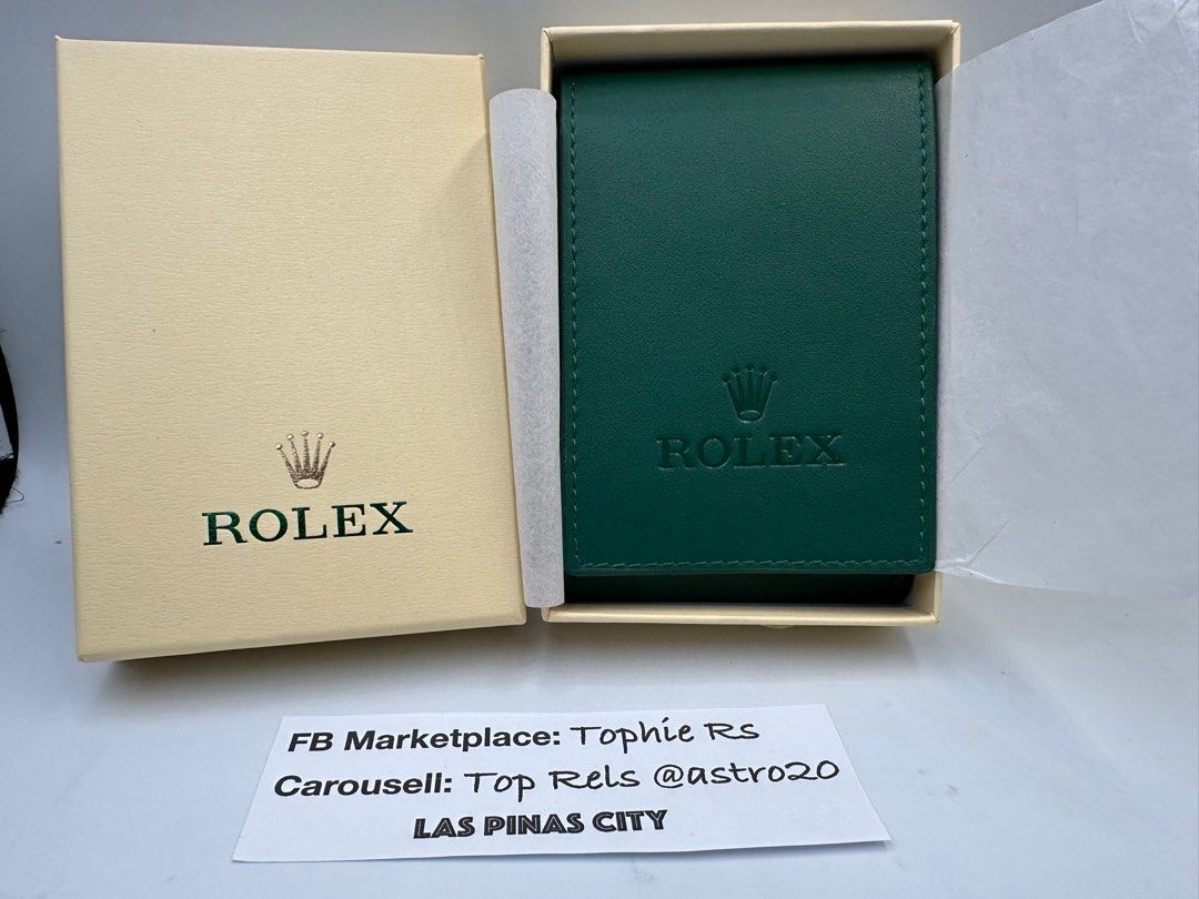 Rolex Watch Case Pouch (Category: Luxury Watches) located in Las Pinas. Submitted by tophiers (Listing ID 1378063626, Image 1). Description: For Sale: Rolex Watch Case/Pouch Made of Soft Leather, used but in Vgood condition. ** Watch NOT Included! ** Got this at a used flea market in hong kong. Authenticity is unknown. Actual Photos Posted Price: Php4,500 only No Haggling Pls - for pick-up at my residence in Las Pinas or meet-up on Sundays at Glo