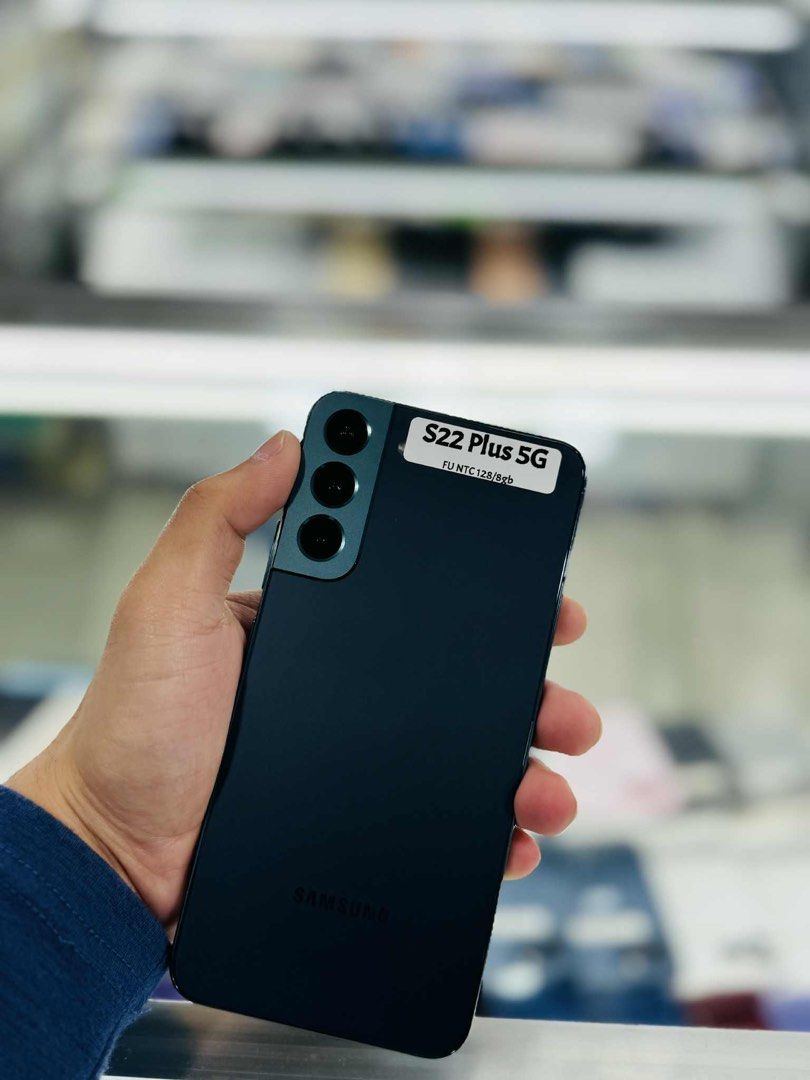 Samsung S22+ 5G 128gb FU NTC (Category: Samsung) located in San Juan City. Submitted by javedsgadgetshop (Listing ID 1377952474, Image 2). Description: INSTALLMENT OPTIONS : SPAY LATER / GGIVES / CREDIT CARD! WE BUY AND SELL SO PWEDE MAGBINTA OR SWAP ! Quick Specs : 💵 Samsung S22+ •128gb •NTC Variant •Good batt health •Factory Unlock •95% Smoothness •No hidden issue | No Repaired •100% Authentic | Not Refurbished •w/ OEM Charger & store warranty