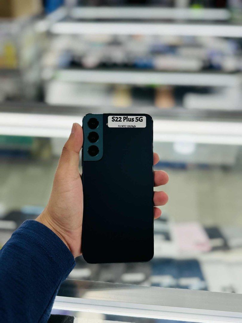 Samsung S22+ 5G 128gb FU NTC (Category: Samsung) located in San Juan City. Submitted by javedsgadgetshop (Listing ID 1377952474, Image 1). Description: INSTALLMENT OPTIONS : SPAY LATER / GGIVES / CREDIT CARD! WE BUY AND SELL SO PWEDE MAGBINTA OR SWAP ! Quick Specs : 💵 Samsung S22+ •128gb •NTC Variant •Good batt health •Factory Unlock •95% Smoothness •No hidden issue | No Repaired •100% Authentic | Not Refurbished •w/ OEM Charger & store warranty