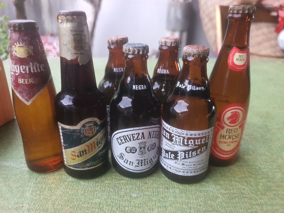San Miguel miniature display bottles (Category: Vintage Collectibles) located in Iloilo. Submitted by bricknoir (Listing ID 1378010416, Image 1). Description: .