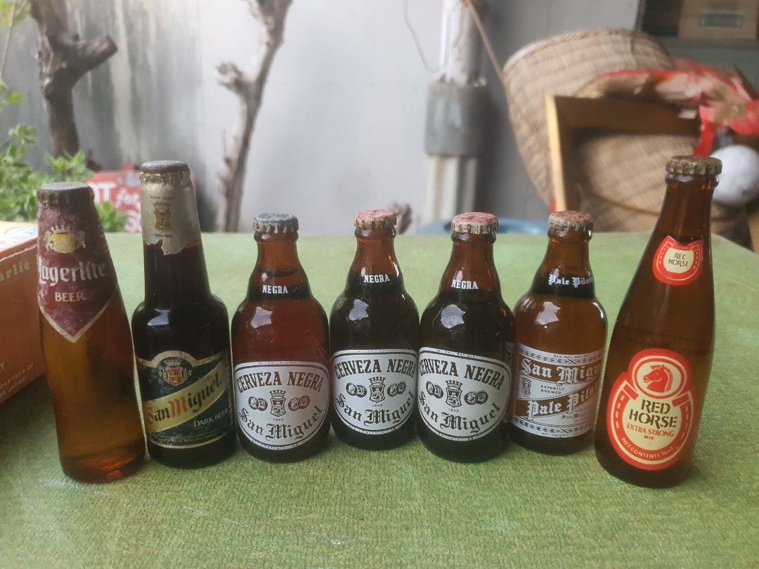 San Miguel miniature display bottles (Category: Vintage Collectibles) located in Iloilo. Submitted by bricknoir (Listing ID 1378010416, Image 2). Description: .