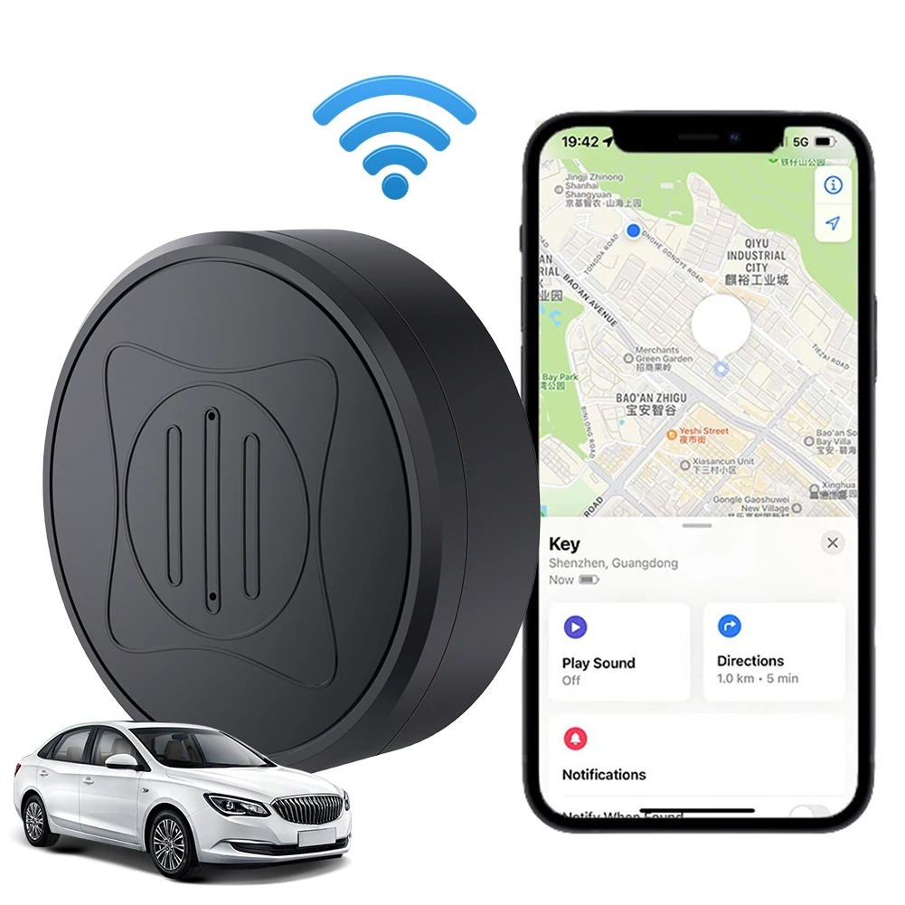 Smart Finder Locator Mini GPS Tracker Magnetic Real-Time Locator Pet ...