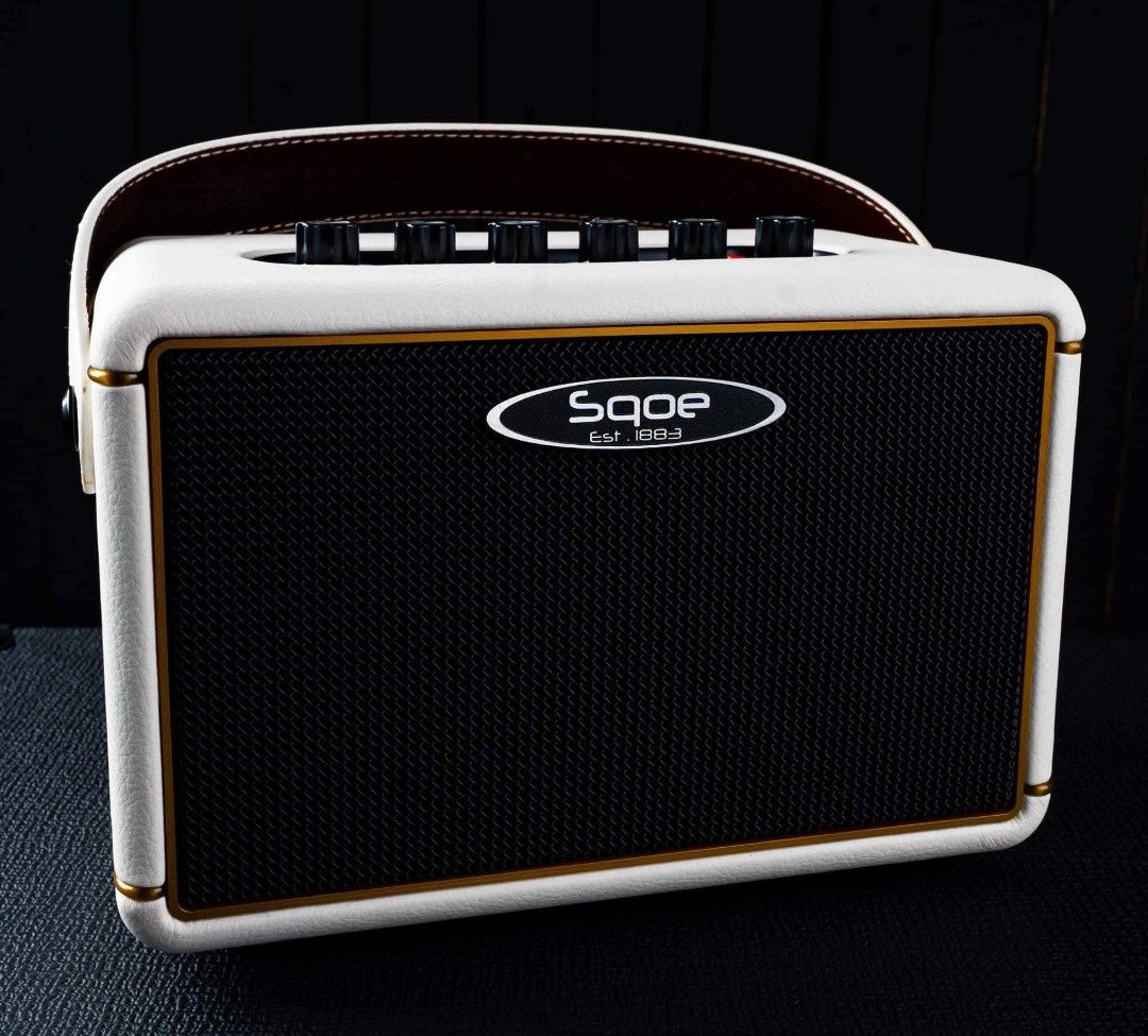 SQOE S4 Guitar Mini Amplifier (Category: Soundbars, Speakers & Amplifiers) located in Rizal. Submitted by bmbrondial (Listing ID 1378051804, Image 1). Description: ◆ 10W output power ◆ Support OTG live broadcast, internal recording ◆ Clean sound, overload, distortion, heavy metal, chorus, flange, reverb, echo, play a variety of effects ◆ Guitar input interface, microphone input interface ◆ Can connect to Bluetooth ◆ S4 APP download.