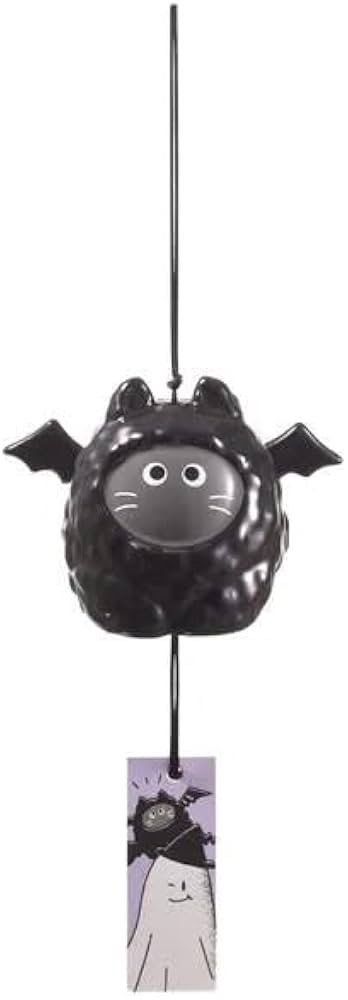 Starbucks Black Bat Wind Chime (Category: Vintage Collectibles) located in Manila. Submitted by mihos.garage.sale (Listing ID 1377955933, Image 1). Description: 🦇 Starbucks Black Bat Wind Chime ✨ Rare Collectible | Spooky & Stylish 💸 ₱1,100 ONLY ‼️ 📦 Complete with box – perfect for gifting or display 🖤 Matte black finish with hanging bat charm 🌀 Modern, minimalist look – adds character to any space 🎁 Ideal for Halloween lovers, collectors, 