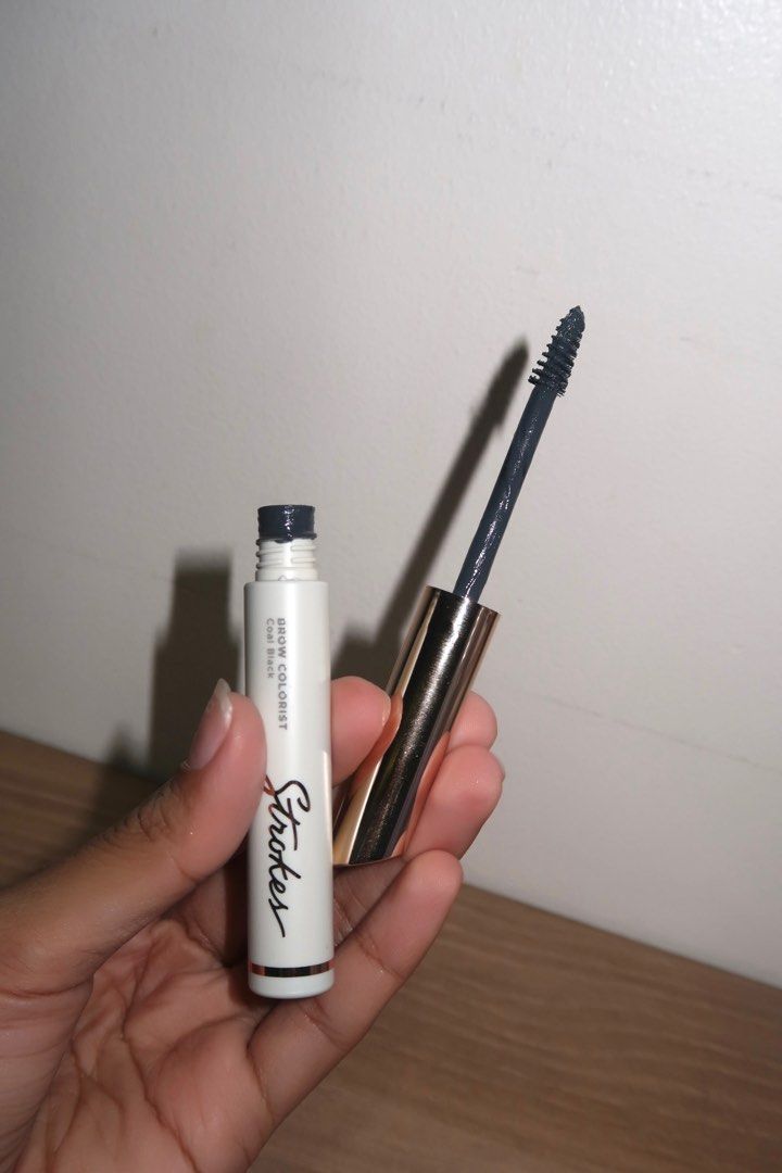 Strokes Brow Colorist in Coal Black (Category: Makeup) located in Quezon City. Submitted by ellexstash (Listing ID 1378136571, Image 1). Description: Tinted brow gel with a long-wearing formula. Tried once, could pass as brand new. Shade didn’t match my brow color so letting it go. Retails for ₱398 — selling for ₱199 only 🖤 RFS: Not my shade.