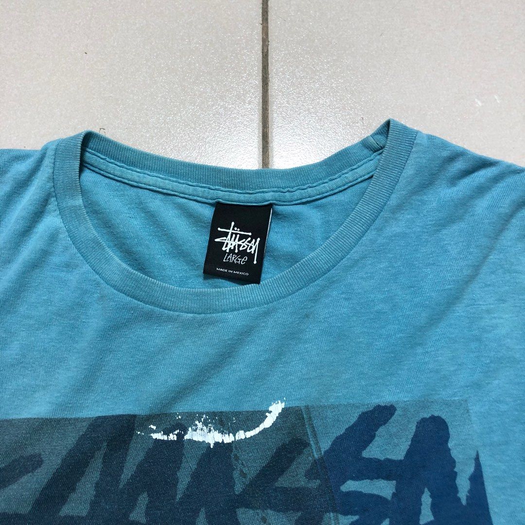 STUSSY (Category: Tshirts & Polo Shirts ) located in Manila. Submitted by simplify98 (Listing ID 1377983022, Image 3). Description: 23x28 LINTS AND STAIN AT THE BACK.