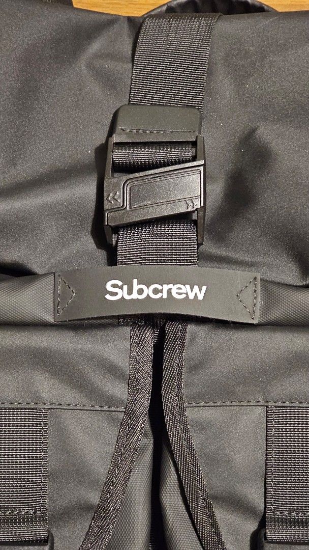 Subcrew Backpack (Category: Backpacks) located in Shah Alam. Submitted by germicide (Listing ID 1378007995, Image 2). Description: Subcrew Backpack Material: Synthetic Leather Retail Price: RM 4xx Condition: 7/10. Everything is okay except a tear at the right strap. COD: Kota Kemuning, Bukit Bintang, USJ.