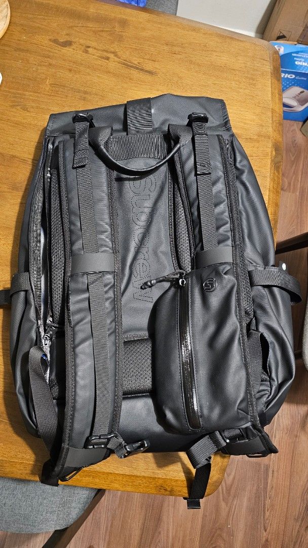 Subcrew Backpack (Category: Backpacks) located in Shah Alam. Submitted by germicide (Listing ID 1378007995, Image 3). Description: Subcrew Backpack Material: Synthetic Leather Retail Price: RM 4xx Condition: 7/10. Everything is okay except a tear at the right strap. COD: Kota Kemuning, Bukit Bintang, USJ.