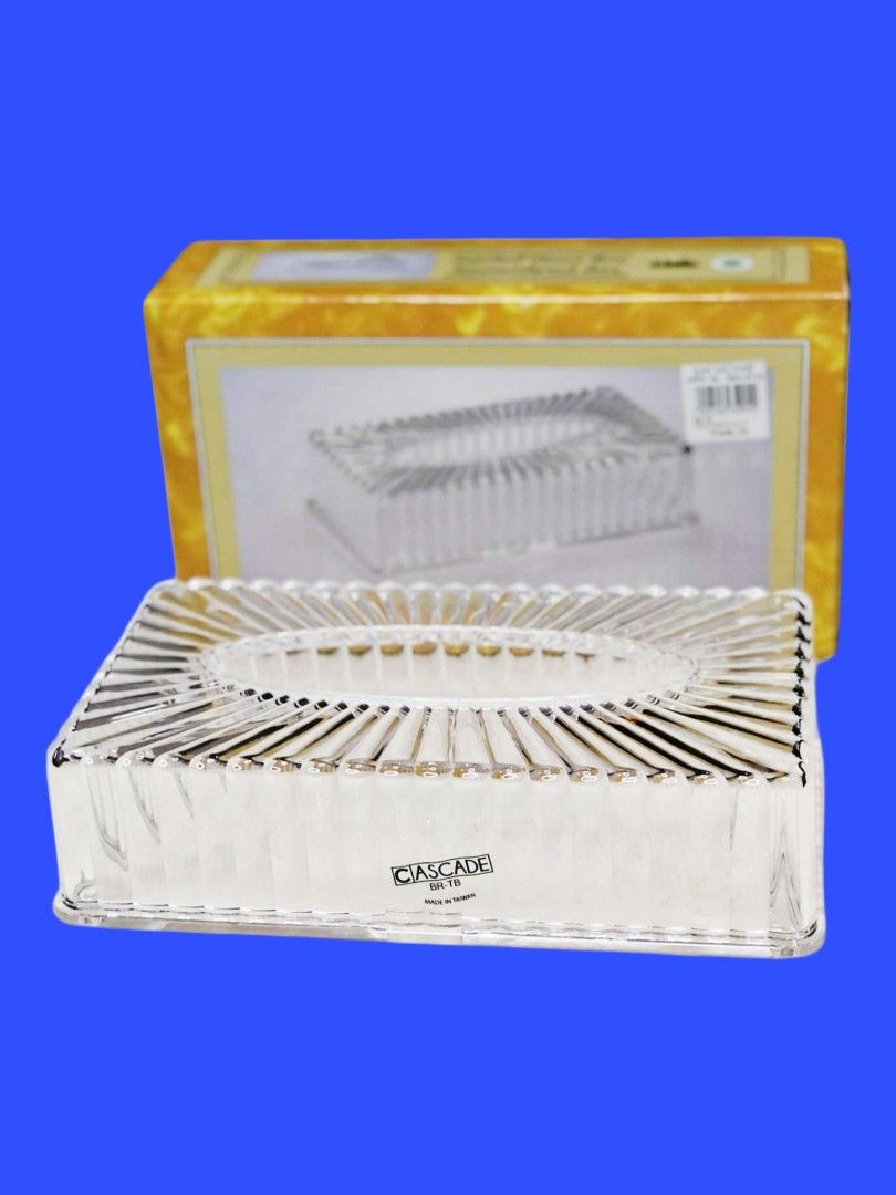 TISSUE BOX (Category: Storage Boxes & Baskets) located in Makati City. Submitted by blue_owl_store (Listing ID 1378005236, Image 1). Description: TISSUE BOX P400.