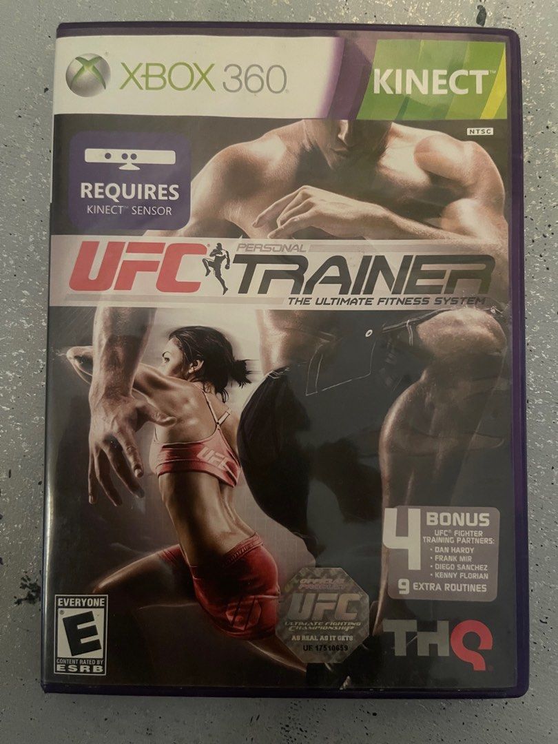 UFC trainer (Category: Xbox) located in Cabanatuan. Submitted by the_secondhander (Listing ID 1377962603, Image 1). Description: Prestine Condition 9/10.