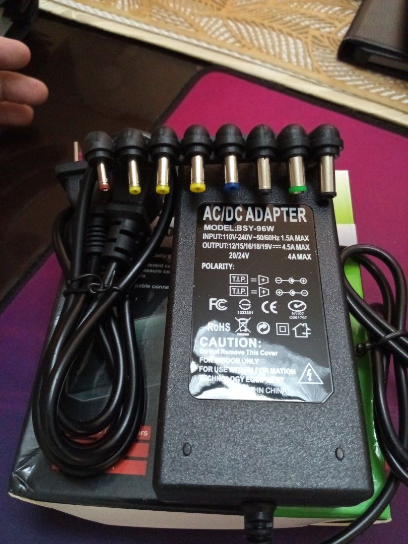 Universal Laptop Charger and Notebook (Category: Laptops & Notebooks) located in Mandaluyong City. Submitted by richardolshoppe (Listing ID 1378035249, Image 3). Description: pm for inquiries brandnew 1 month warranty replacement.