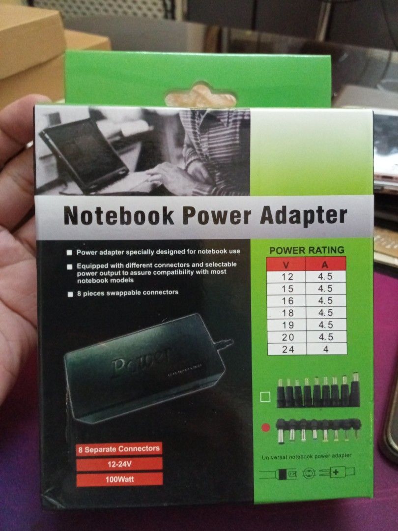 Universal Laptop Charger and Notebook (Category: Laptops & Notebooks) located in Mandaluyong City. Submitted by richardolshoppe (Listing ID 1378035249, Image 1). Description: pm for inquiries brandnew 1 month warranty replacement.