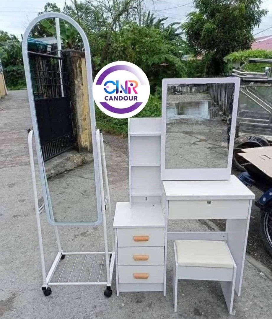 Vanity with body mirror set (Category: Mirrors) located in Manila. Submitted by jelai.cybyb (Listing ID 1378009273, Image 1). Description: .