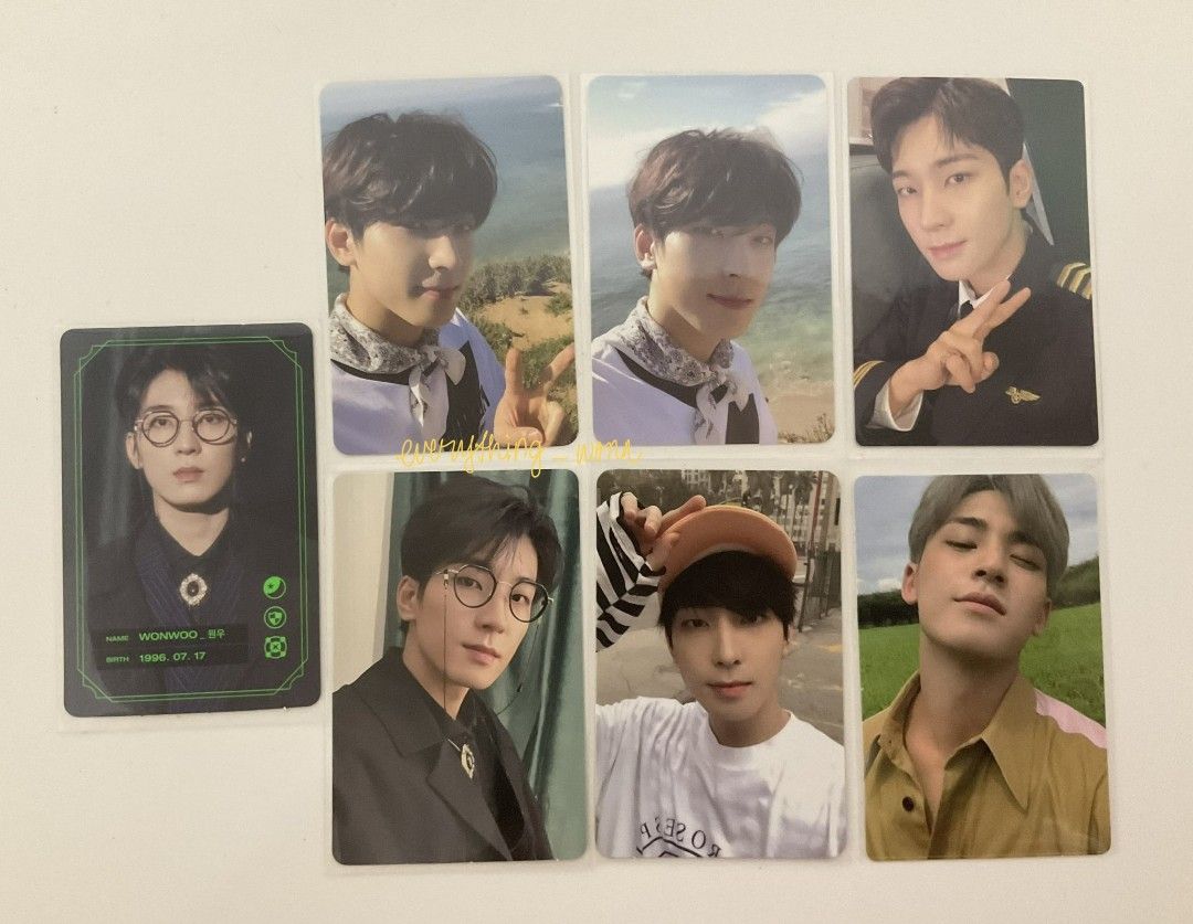 Wonwoo piloto set (Category: Vintage Collectibles) located in Cavite. Submitted by everythingwonn_ (Listing ID 1377998986, Image 1). Description: wts lfb svt ph ⥰strictly sold as set ⥰1500+ pf (10) + sf ⥰clean ; onhand ⥰gcash maya ; lbc j&t ⥰loc: cavite x: everything_wonn t. svt seventeen pc poca tc scoups jeonghan joshua jun hoshi wonwoo woozi the8 mingyu dk seungkwan vernon dino piloto dagat.