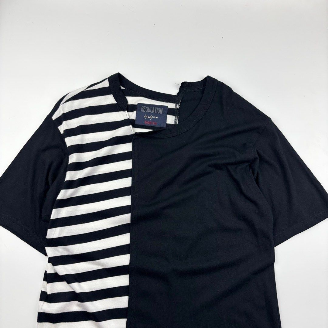 Yohji Yamamoto Regulation Reconstructed Shirt (Category: Tshirts & Polo Shirts ) located in Paranaque City. Submitted by ragrepository (Listing ID 1377986944, Image 3). Description: Yohji Yamamoto Regulation Reconstructed Shirt Tagged as 1 Length- 29” Pit to pit-18.5” Shoulder- 18” Sleeves- 8” Condition- 9.5/10 Flaw- None .