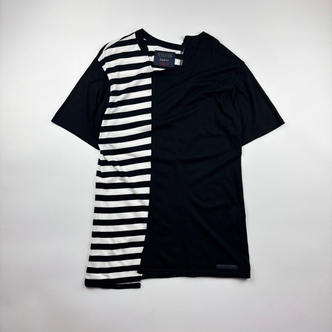 Yohji Yamamoto Regulation Reconstructed Shirt (Category: Tshirts & Polo Shirts ) located in Paranaque City. Submitted by ragrepository (Listing ID 1377986944, Image 1). Description: Yohji Yamamoto Regulation Reconstructed Shirt Tagged as 1 Length- 29” Pit to pit-18.5” Shoulder- 18” Sleeves- 8” Condition- 9.5/10 Flaw- None .