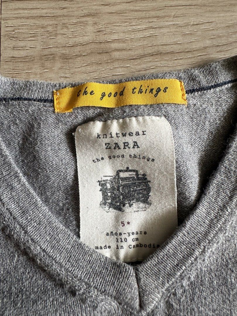 Zara Kids V Neck Knit Top (Category: Babies & Kids Fashion) located in San Juan City. Submitted by jeail (Listing ID 1378003786, Image 3). Description: .