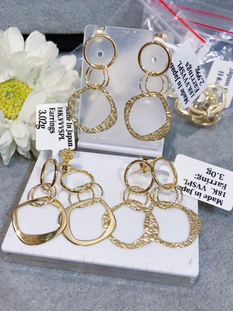 18K Sdgold Carabiner loop Earrings (Category: Earrings) located in Manila. Submitted by shaineofpreciousjewelshop (Listing ID 1379906932, Image 2). Description: .