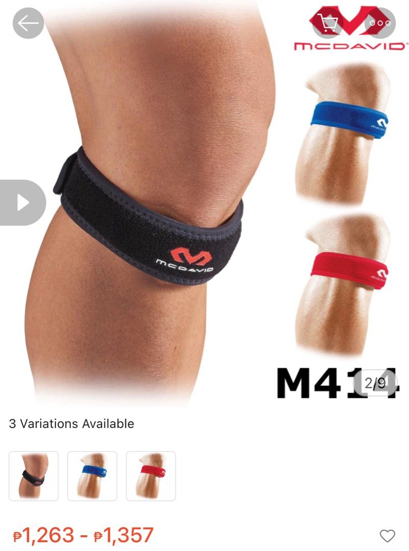 2 pcs Authentic Mcdavid and Muller knee support (Category: Braces, Support & Protection) located in Cabangan. Submitted by therare1 (Listing ID 1379797039, Image 3). Description: Original. Good condition. Nego.