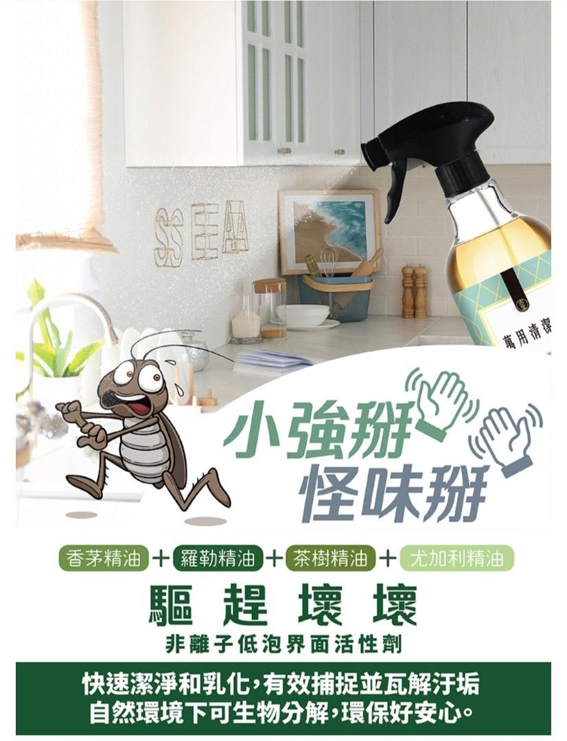 由 norahyoo (刊登 ID 1379745895，圖片 2) 提交，位於 桃園市 (Taoyuan) 的 古寶無患子小強掰掰-居家萬用清潔劑補充瓶 500ml(無噴頭) 1入 (類別：清潔劑)，說明：有效期限2026.9 無噴頭補充瓶500ml 1瓶。