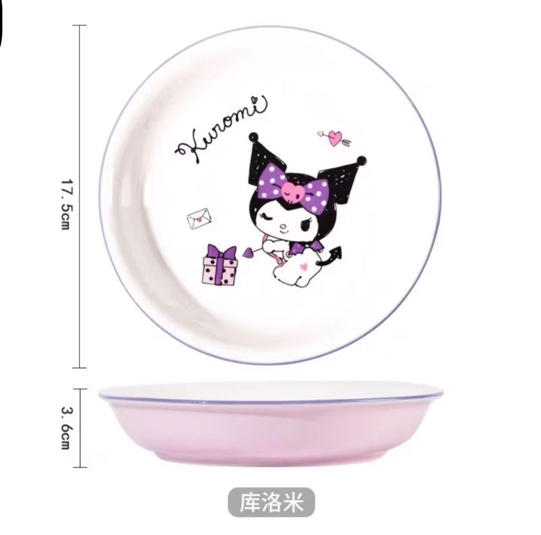 由 michelle___ (刊登 ID 1379860828，圖片 2) 提交，位於 新北市 (New Taipei) 的 三麗鷗正版授權 陶瓷圓盤 酷洛米 (類別：其他廚具和餐具)，說明：全新一個。