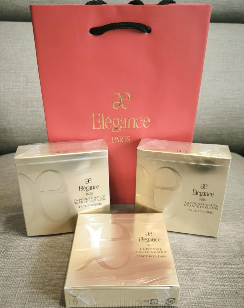 由 also766353923 (刊登 ID 1379745387，圖片 2) 提交，位於 高雄市 (Kaohsiung) 的 🌟日本現貨🌟Elegance 極緻 定妝 蜜粉餅 E大餅 27g (類別：化妝品)，說明：✨商品名稱：Elegance 極緻歡顏5D蜜粉餅 ✨規格說明：27g（1號 /6號）4300/個 ✨貨 源：日本福岡購入 ✨保存期限：36個月 ✨保存方法：請置於陰涼處，請勿直接陽光照射，以免變質。 ✨使用方法：可搭配粉撲或蜜粉刷，輕輕掃過全臉，定妝並修飾膚色，使妝感更加細緻柔焦。 ✨正貨保證，需購證可提供影本。 ✨色號介紹與適用肌膚類型✨ #1 明亮色：適合白皙肌膚，提升肌膚明亮度，打造細緻透亮妝感。(圖6) #6 偏粉色：適合健康膚色，偏黃或暗沉肌膚，提升氣色，修飾膚色不均，使妝感更顯紅潤自然。 (圖7) ✨贈原廠提袋✨ ✨$4300/個，購買前，請先告知型號，確認有庫存後再下單，謝謝。。