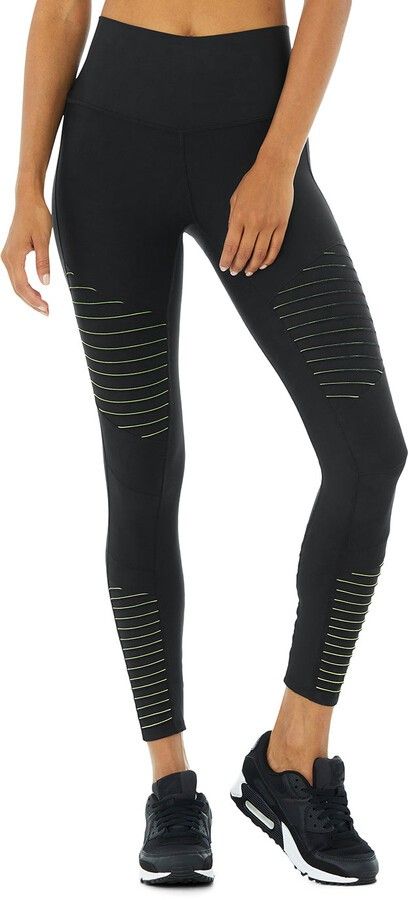 ALO YOGA AIRLIFT HIGHWAIST MOTO LEGGINGS IN BLACK/HIGHLIGHTER (Category: Activewear) located in Baguio. Submitted by dress2impress (Listing ID 1379866765, Image 1). Description: 📌FIRM ON PRICE❗❗ 📌No lowballers❌❌ 📌Scan all photos. 📌MOP:BPI/GCASH 📌JRS/J&T courier. Buyer to shoulder the shipping fee. (❌NO GOGOEXPRESS, NO SHOPPEE CHECKOUT❌) 📌WEDNESDAY AND SATURDAYS SHIPPING. 📌1 day reservation only. 📌It's okay to ask for details etc., but ple