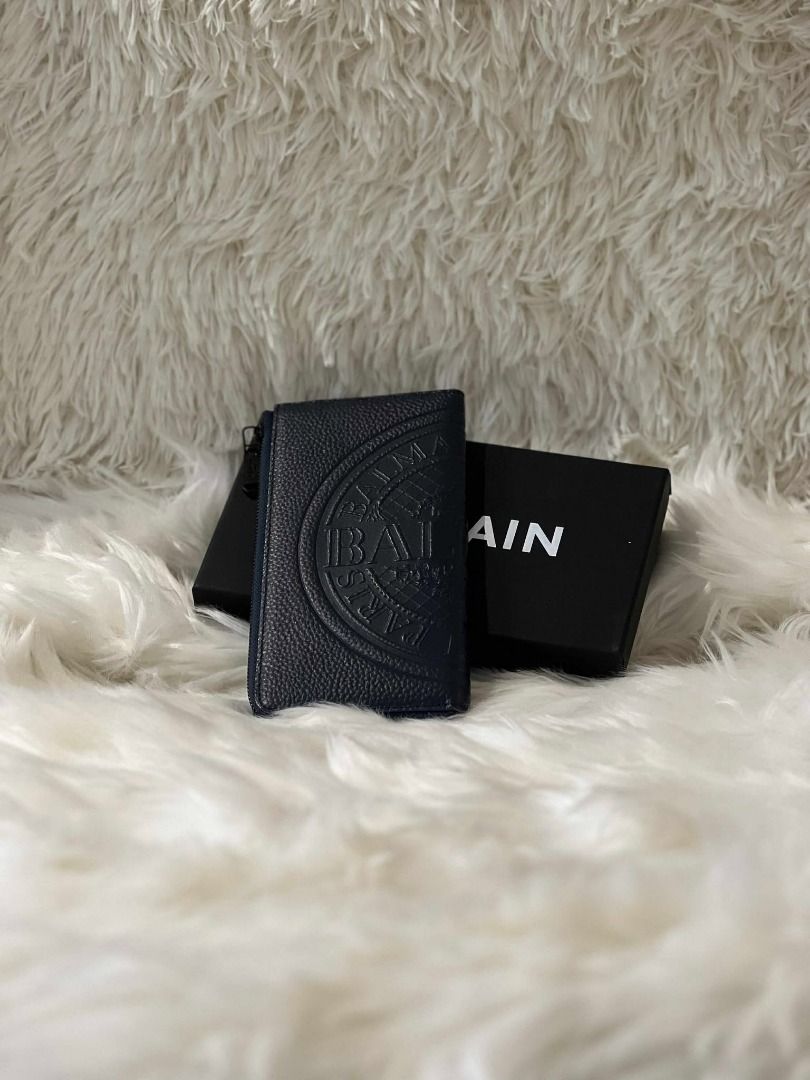 Balmain Long Wallet Pebbled Leather (Category: Luxury Bags & Wallets) located in Manila. Submitted by emporiumph (Listing ID 1379731760, Image 2). Description: Pebbled Leather *comes with paperbag, dust Bag & box 10k each 2 available.