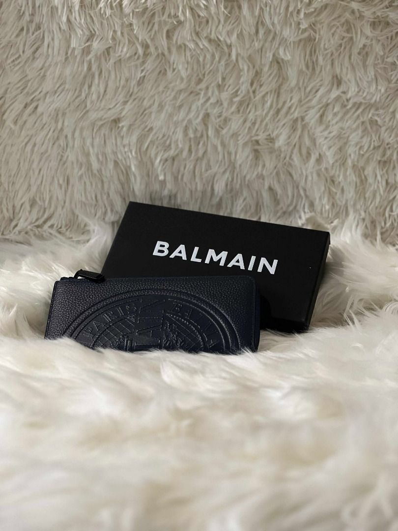 Balmain Long Wallet Pebbled Leather (Category: Luxury Bags & Wallets) located in Manila. Submitted by emporiumph (Listing ID 1379731760, Image 1). Description: Pebbled Leather *comes with paperbag, dust Bag & box 10k each 2 available.