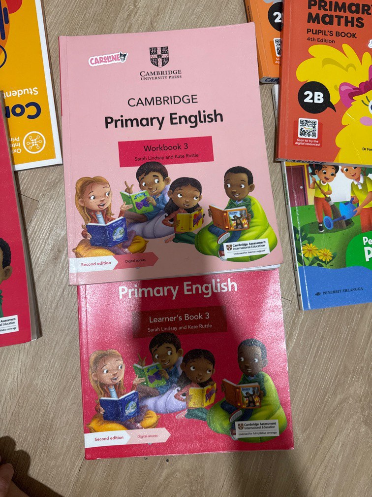 Cambridge book grade 2 English work book and learners book, Buku & Alat ...