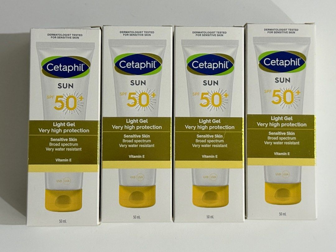 Cetaphil Sun SPF50+ Gel 50ml (Sunscreen / Sunblock) (Category: Face Care) located in Manila. Submitted by thrifia (Listing ID 1379867622, Image 2). Description: For Sensitive Skin / Face Sunblock / Lightweight and Water Resistant SRP: 999 pesos.