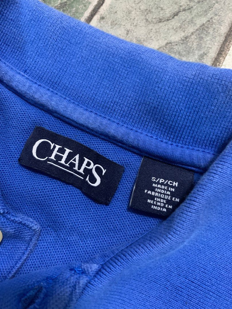 CHAPS BY RL POLO SHIRT (Category: Tshirts & Polo Shirts ) located in Binan City. Submitted by flyshit (Listing ID 1379807144, Image 2). Description: 19 x 26 need wash and ironing, matagal sa closet .