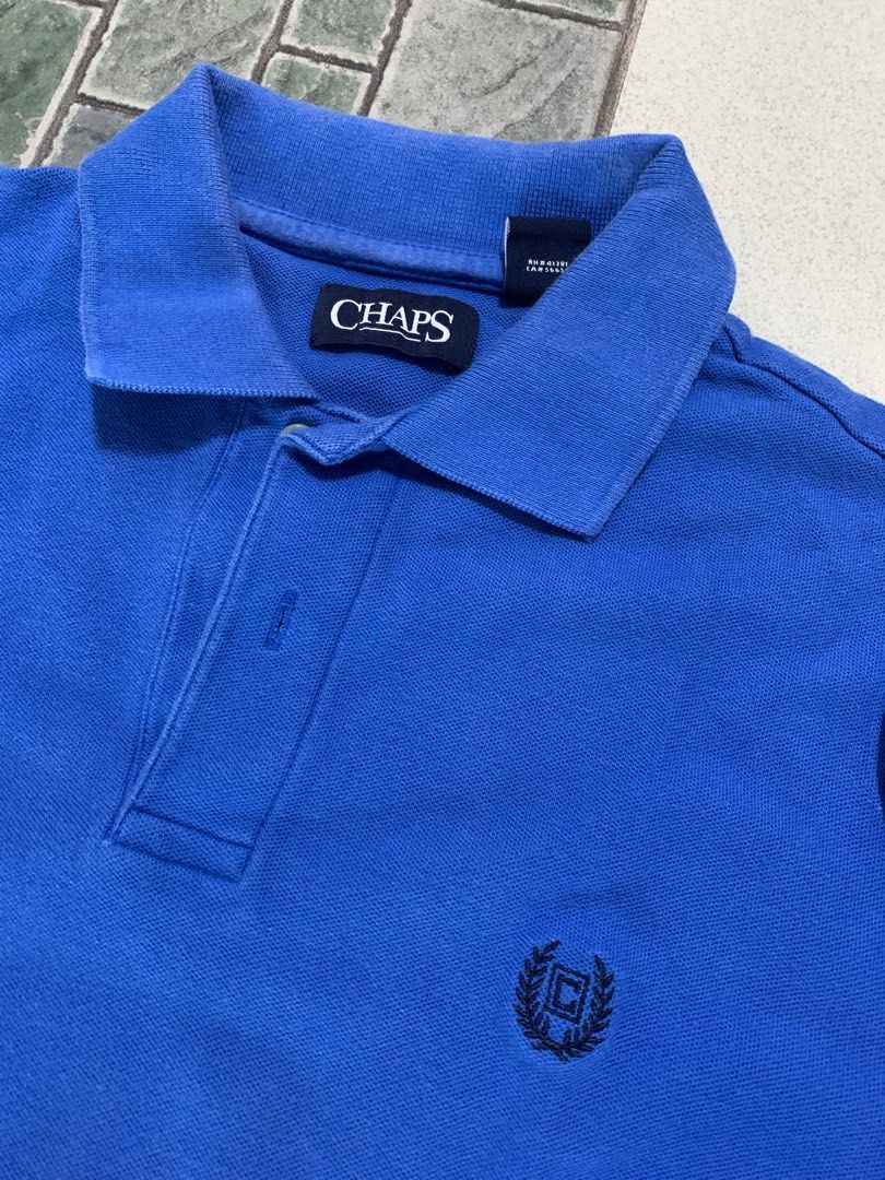 CHAPS BY RL POLO SHIRT (Category: Tshirts & Polo Shirts ) located in Binan City. Submitted by flyshit (Listing ID 1379807144, Image 3). Description: 19 x 26 need wash and ironing, matagal sa closet .