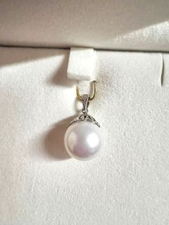 全新CTF周大福大大粒18Ｋ鑽石珍珠吊咀64239558008577110