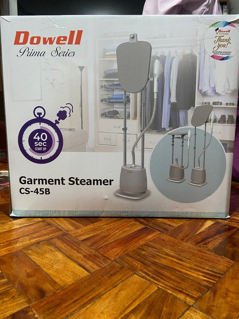 Dowell Prima Series Garment Steamer (Category: Irons & Steamers) located in Quezon City. Submitted by annikam (Listing ID 1379834284, Image 3). Description: Dowell Prima Series Garment Steamer CS-459 It is in good condition and only used two times, I’m selling it as my mother preferred using a clothing iron. It has only one flaw seen in the picture, but rest assured it does not affect the performance, and it appears just a yellowing in the color.