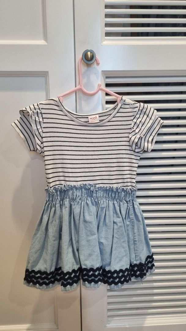 Dress (Kategori: Baju Bayi) berada di Surabaya. Dikirim oleh prelovedthingswehave (ID iklan 1379770452, Gambar 1). Deskripsi: Very Good Condition Nett Price Size: 1 (12-18 months old).