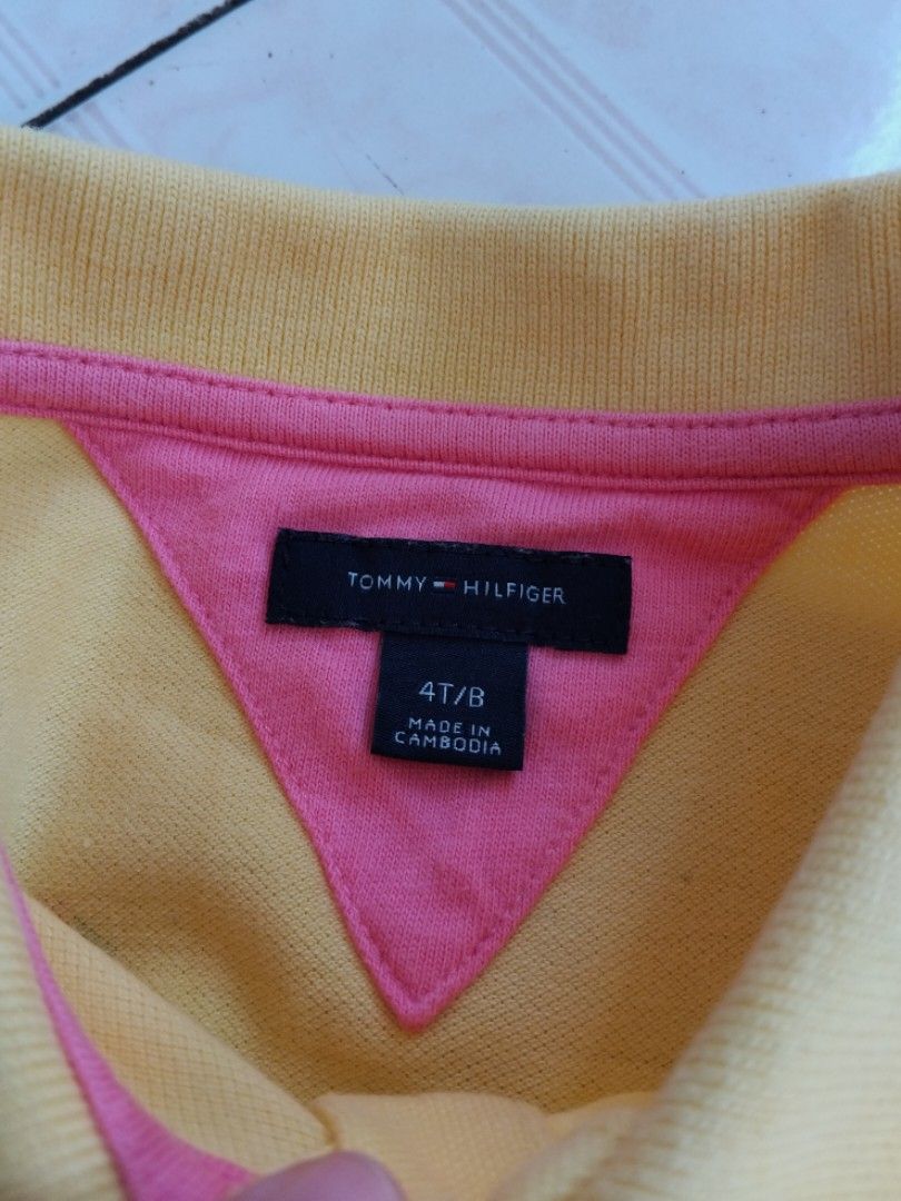 Dress polo kerah Tommy Hilfiger anak 4t