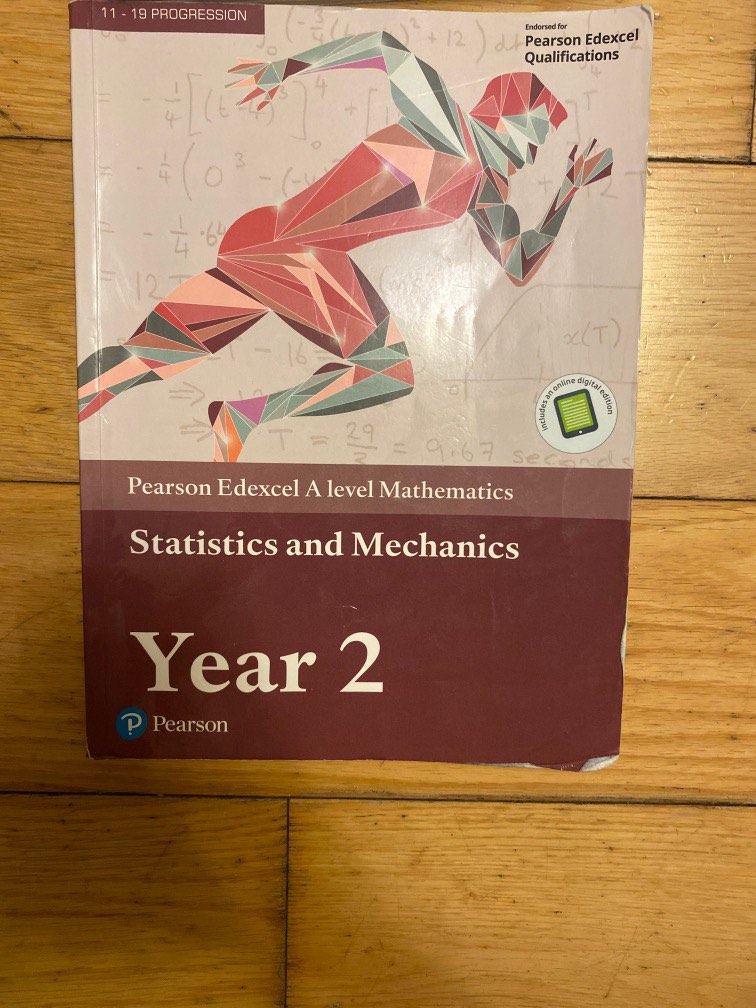 Edexcel A level maths stats and mechanics, 興趣及遊戲, 書本 & 文具, 教科書 - Carousell