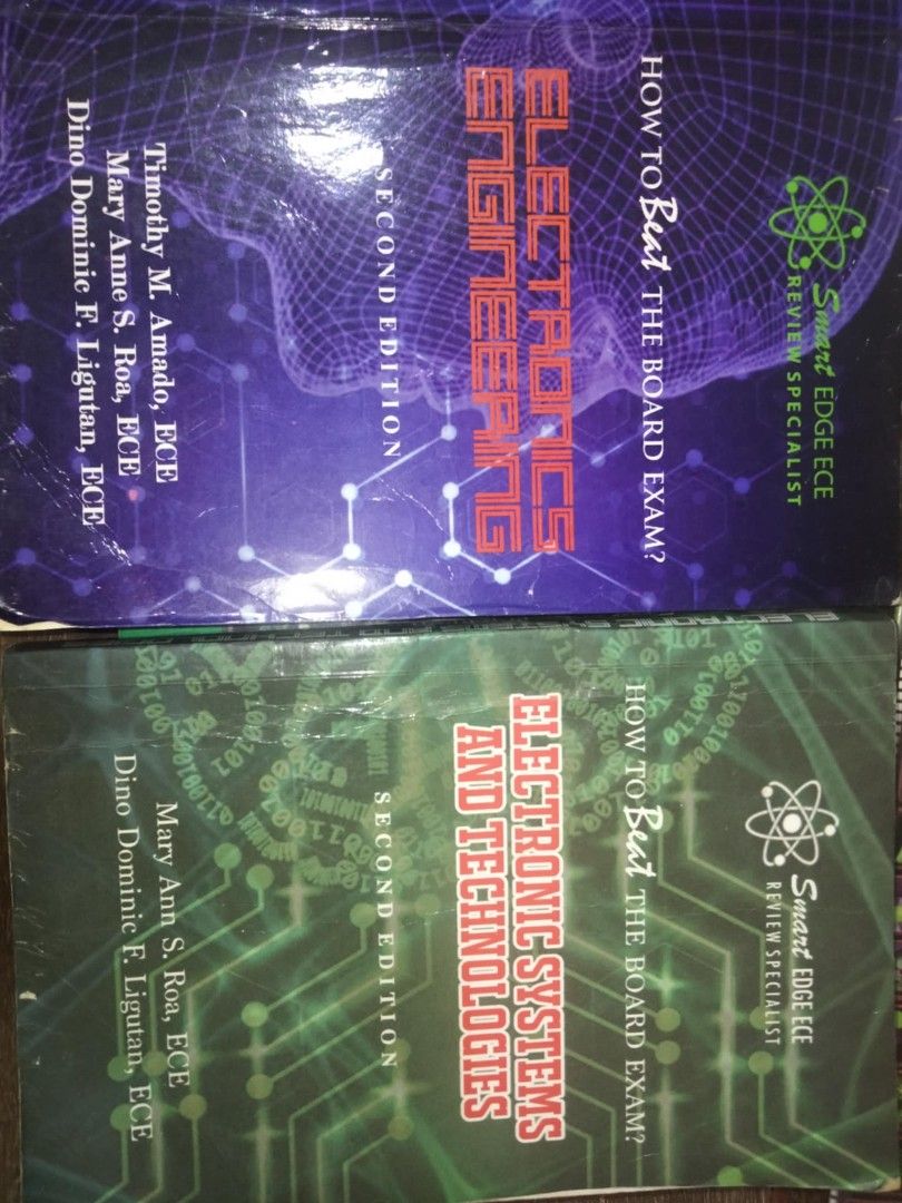 Electronics Engineering Reviewers (Category: Textbooks) located in Villasis. Submitted by vaaaaalee (Listing ID 1379741547, Image 3). Description: Get all for 1,200.