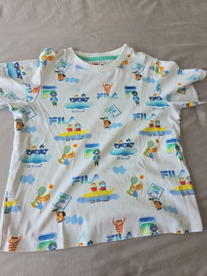FILA Kids' Graphic T-Shirt Size 130, Babies Kids, Babies - Main Image