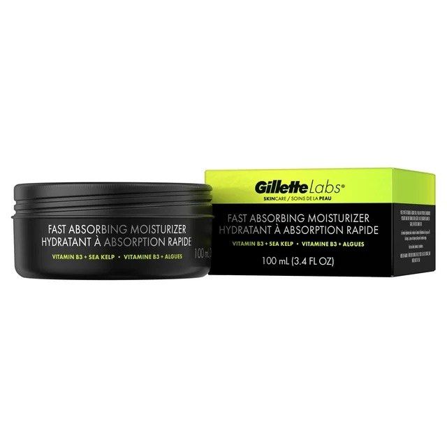 Gillette Labs Skin Care Moisturizer (Category: Face Care) located in Paranaque City. Submitted by mkels1204 (Listing ID 1379756720, Image 3). Description: Gillette Labs Skin Care Fast Absorbing Moisturizer by Gillette 3.4 oz / 100 ml SALE ₱ 199 only Rapidly absorbing, this moisturizer transforms from cream to liquid on the skin to deliver potent ingredients in an ultra-lightweight form. It leaves a light-as-air and breathable finish with no stick
