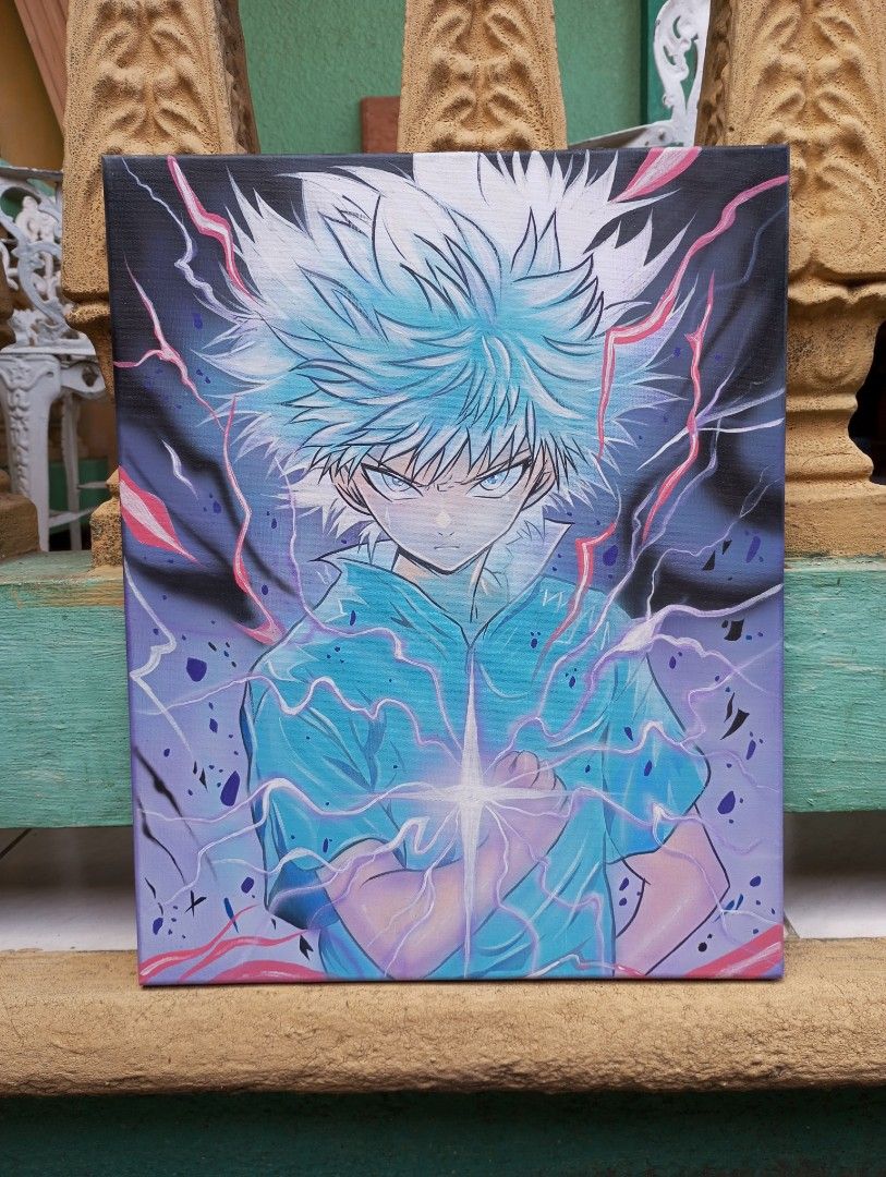 HUNTER X HUNTER KILLUA (Category: Announcements) located in Calamba. Submitted by clair21 (Listing ID 1379785418, Image 1). Description: ACRYLIC PAINTING 40x50cm.