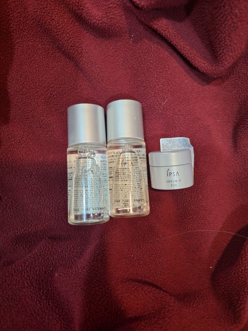 由 rocker0019 (刊登 ID 1379756253，圖片 1) 提交，位於 台北市 (Taipei) 的 IPSA流金水30ml+淨化歸0前導眼部精萃體驗組 (類別：護膚、清潔產品)，說明：全新未使用，6月購自新光專櫃 內含流金水30mlx2+眼部精萃6g 保存良好，有效期限至2027。