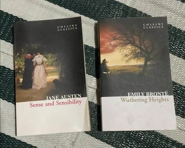 Jane Austen & Emily Bronte (Category: Storybooks) located in Cavite. Submitted by taryhana11 (Listing ID 1379858335, Image 1). Description: ‼️ 𝐁𝐎𝐎𝐊𝐒 𝐅𝐎𝐑 𝐒𝐀𝐋𝐄 ‼️ ☆ RFS: Decluttering my books ☆ 𝗣𝗔𝗬𝗠𝗘𝗡𝗧 𝗙𝗜𝗥𝗦𝗧 𝗣𝗢𝗟𝗜𝗖𝗬 ☆ Price is still negotiable! ☆ Loc: Cavite ☆ MOP: Gcash / Maya / Seabank ☆ MOD: Lalamove / J&T / LBC Sense and Sensibility - ₱100 Wuthering Heights - ₱100 > AS SET: ₱180 ☆Kindly message me if you want to pur