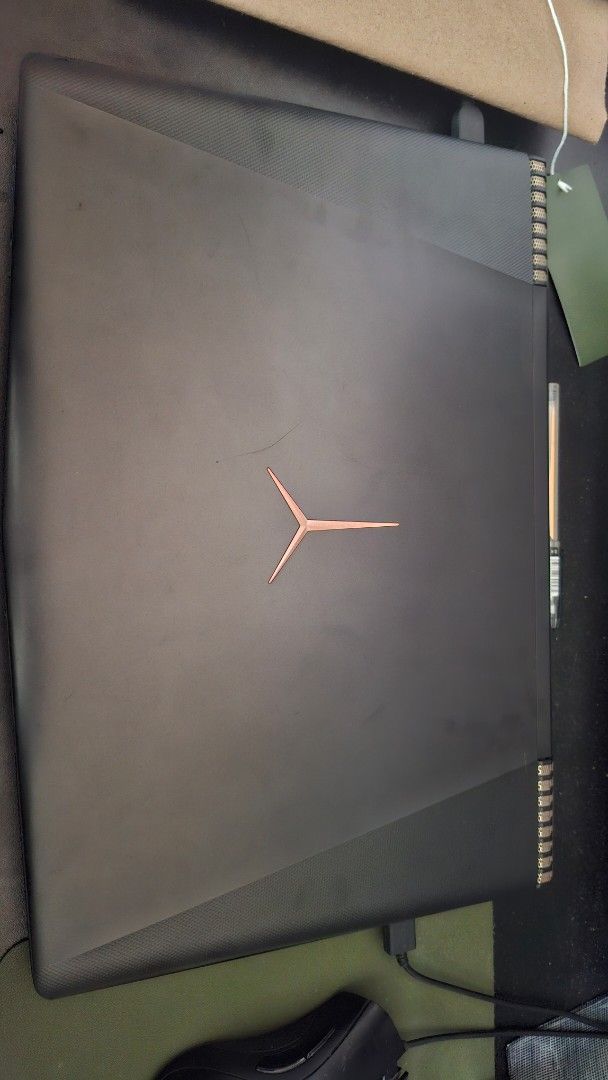 Lenovo Legion Y520 (Category: Laptops & Notebooks) located in Cainta. Submitted by robikuuu (Listing ID 1379742276, Image 1). Description: Legion Y520 Specs: Processor: Intel Core i7-7700HQ 2.80 GHz Graphics: NVIDIA GeForce GTX 1050 Ti (4GB GDDR5). Intel(R) HD Graphics 630 (128b) Display: 15.6-inch Full HD (1920 x 1080) IPS anti-glare display. Memory: 16.0 GB(15.9GB usable) Honest Issues: May crack sa likod ng laptop Power on/off button di gumaga